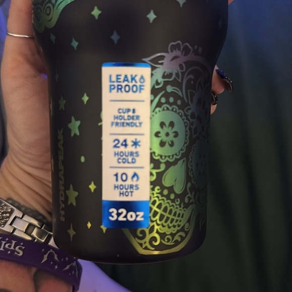NWT Hydrapeak Halloween Sugar Skull Tumbler 💀☠️💀 - Picture 8 of 8